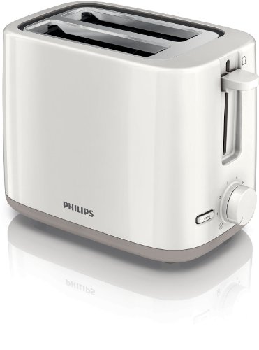 Philips HD2595/00 Toaster (2 Toastkammern, 4 Funktionen, Liftfunktion) weiß