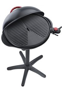 Steba VG 300 elektrischer Barbecue-Hauben-Grill, schwarz / rot