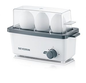 Severin EK 3161 Eierkocher “START”, 1-3 Eier, weiß / grau