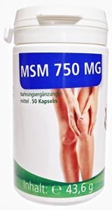 MSM 750 mg – 50 Kapseln – aus deutscher Traditionsapotheke – mit Homöopathie-Ratgeber