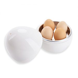 Kapmore Eierkocher Easy 4 Eier Microwelle Boiler Rapid Egg Kochen Geräte