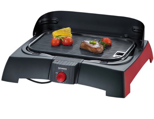 Severin PG 2786 Barbecue-Grill / schwarz-rot