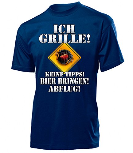 BBQ - ICH GRILLE - KEINE TIPPS - BIER BRINGEN - ABFLUG 4647(H-N) Gr. XL