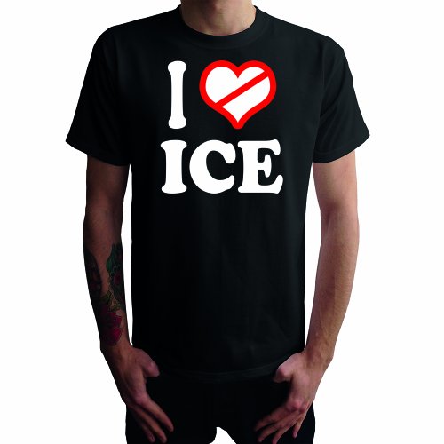 I don't love Ice Herren T-Shirt, schwarz, XXL