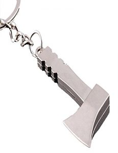 Arbeitsgeräte Neuheit Metall Mini Schlüsselanhänger in Geschenk-Tasche (AXT) (by Northern Coast)
