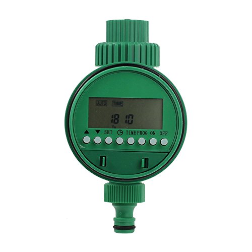 Kamtop Elektronische Wasser Timer Bewässerungsuhr Zeitmesser mit LCD Display Digital Bewässerung Controller Automatische Bewässerung für Garten Pflanze