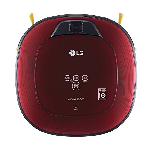 LG Electronics VRD 710 RRC Carpet Care Roboter-Staubsauger (Raumerkennung durch Dual-Kamera System, 4 Reinigungsmodi, inkl. Teppichbürste) ruby rot