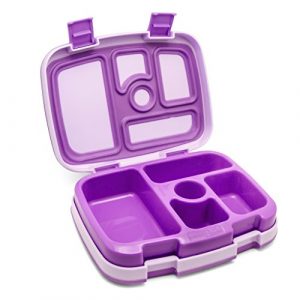 Bentgo Kids – Kinder Lunchbox / Bento Box / Brotdose mit 5 Unterteilungen, auslaufsicher (Lila)