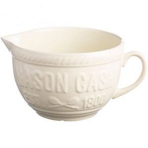 Mason Cash – Rührschüssel, Teigschüssel, Küchenschüssel – im coolen Universitäts Style – Steinzeug – Ø: 25 cm