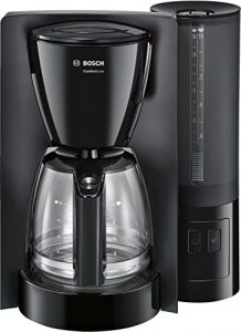 Bosch TKA6A043 Kaffeemaschine ComfortLine, Aromaschutz-Glaskanne, automatisch Endabschaltung wählbar in 20/40/60 minuten, 1200 W, schwarz