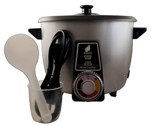 Voll Automatischer Reiskocher mit Reiskuchen Reiskruste Tahdig Herstellungsfunktion (3-4 Personen, Grau)