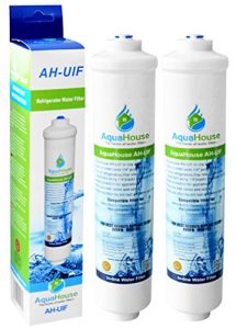 2x AquaHouse UIFH Kompatibel für Haier 0060823485A Kemflo Aicro Wasserfilter für Haier, CDA, Firstline, Frigistar Kühlschränke