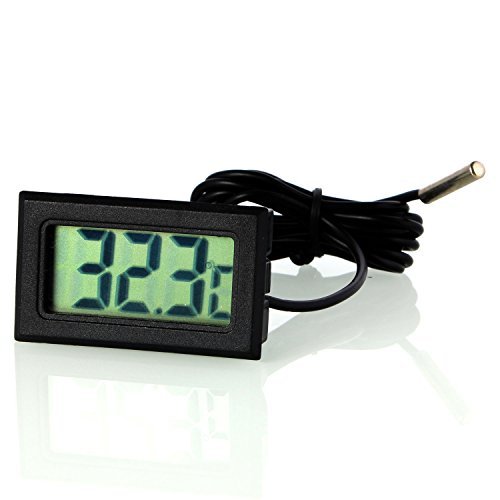 neuftech® LCD-Thermometer Kühlschrank Kühlschrank Digital + Sonde
