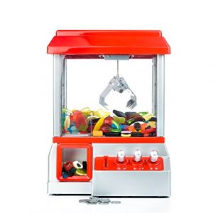 Gadgy ® Candy Grabber mit Stummschaltungstaste | Süßigkeiten Automat für Zuhause | Greifmaschine | Mini Jahrmarkt Spielautomat