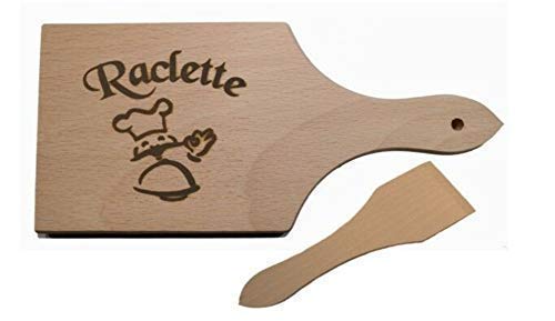 Raclette-Set 6/8 oder 10tlg.aus Holz auf Wunsch auch m. Namensgravur