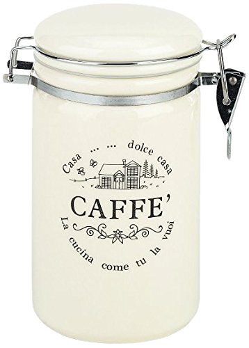 Kaffeedose Dolce Casa, 850 ml., Keramik mit Bügelverschluss, von TOGNANA