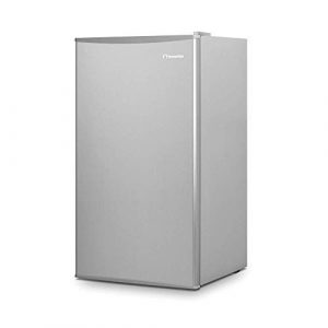 Inventor Mini-Kühlschrank 93L, Energieklasse A ++, Farbe Silber, leise ideal für die Küche, das Schlafzimmer, Studentenzimmer, Hotels und kleine Wohnungen
